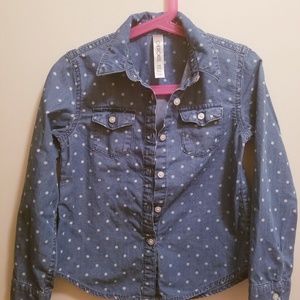 Cherokee brand Girl's button-down Shirt